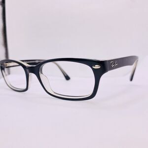 Ray-Ban Eyeglasses Authentic Frames RB 5150 2034 52-19-135 Black On Clear